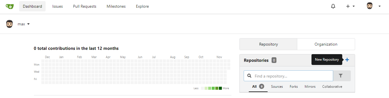 Create new repository